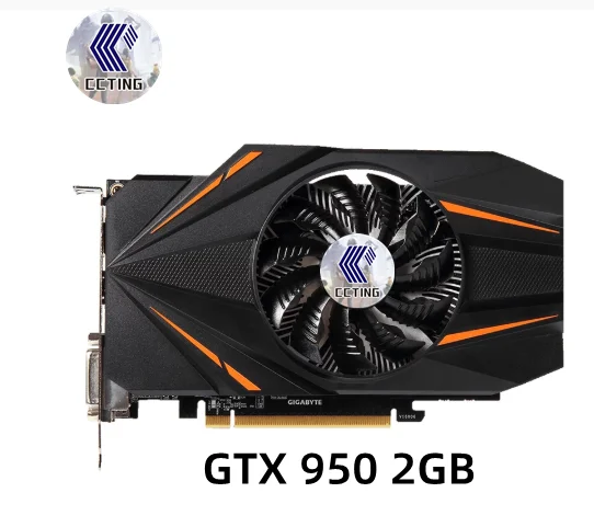 Видеокарта GTX 950 2 Гб 750 бит GDDR5 для GIGABYTE NVIDIA VGA карты Geforce GTX950 б/у 1050 Ti GTX750 - купить по
