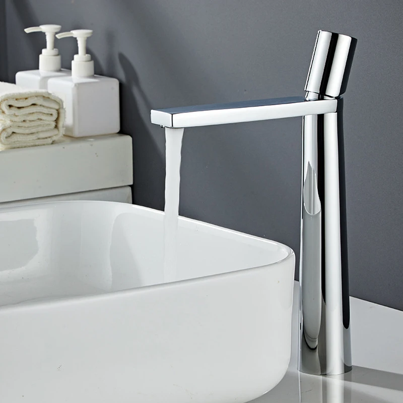 

Смеситель для раковины керамический палубный