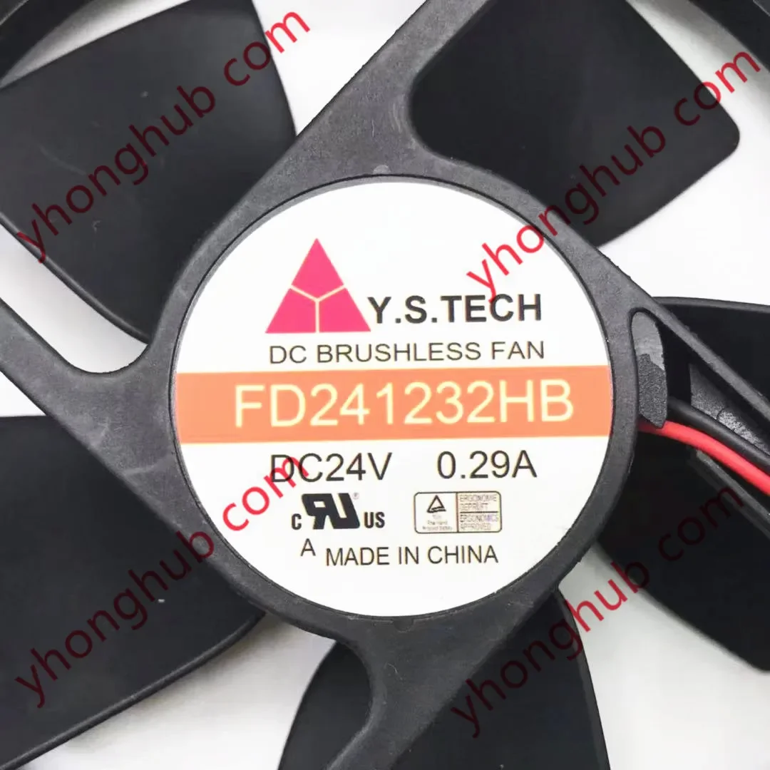 Фото Y.S TECH FD 241232 HB DC 24 В 0,29 А 120x120x32 мм 2-проводной охлаждающий вентилятор для сервера №3