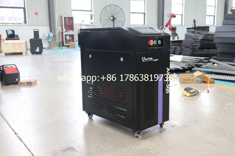 Импульсный лазерный очиститель металлическая ржавчина поверхность краска