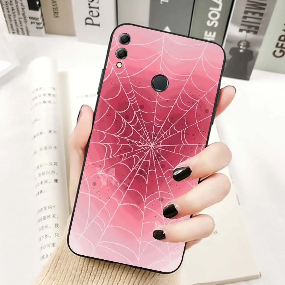 Чехол для телефона с мультяшным принтом Паутина Huawei Honor 10 Lite 9 20 7A 9X 30 50 60 70 Pro Plus