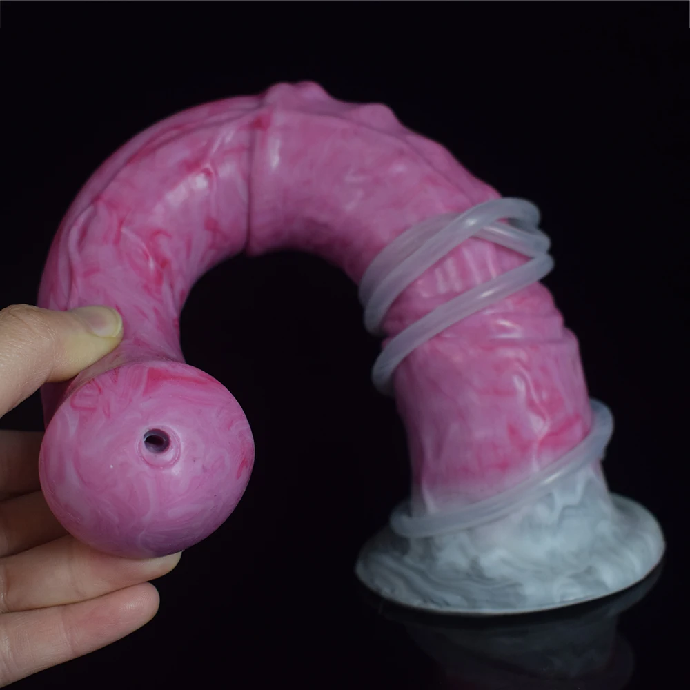 QKKQ Silicone Horse Dildo Soft Anal Plug with Suction Cup Prostate Massager Long Butt Plug Sex Toys For Women Men Masturbation