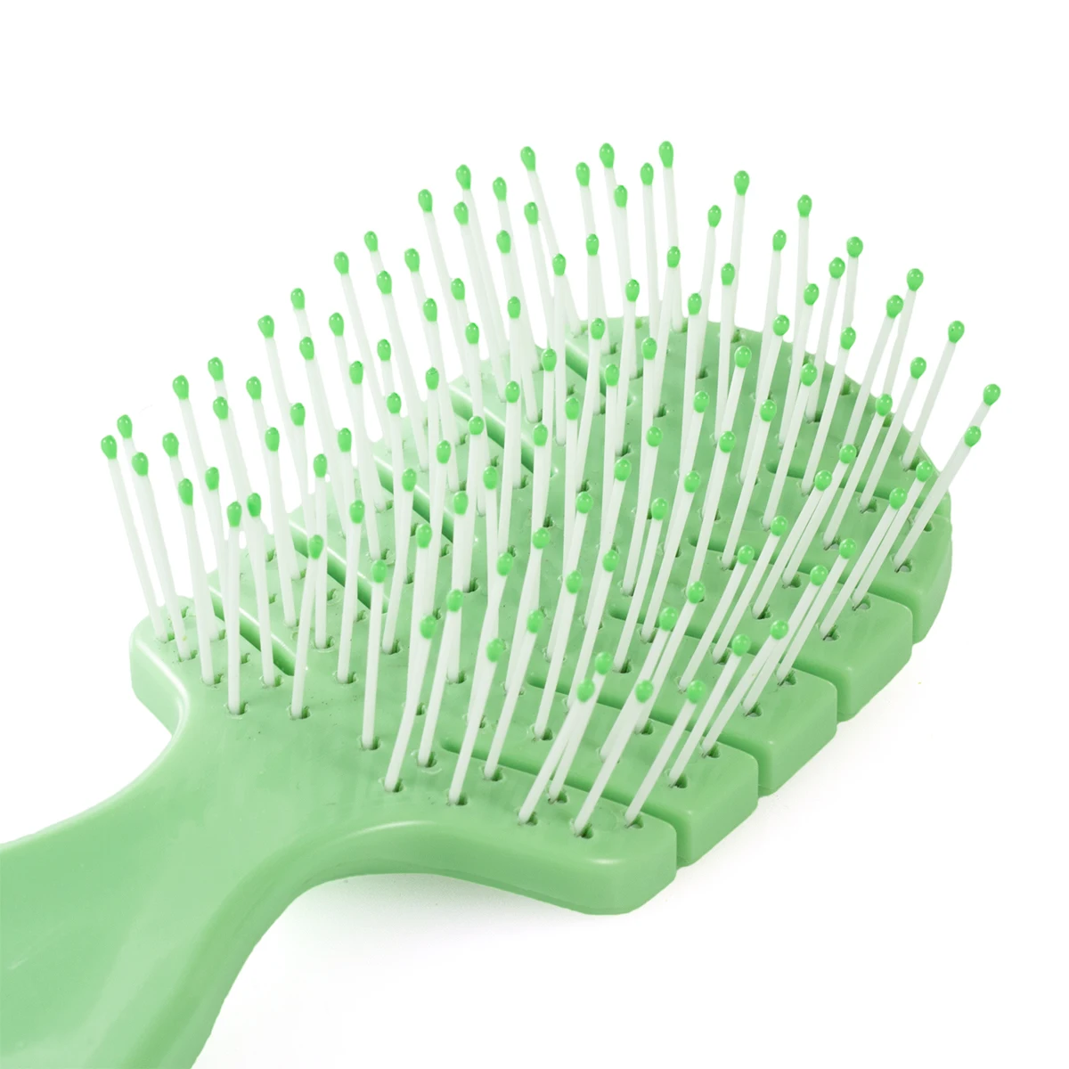 Autumnfish Мини пушистая Расческа для укладки розовая зеленая Массажная кожа головы