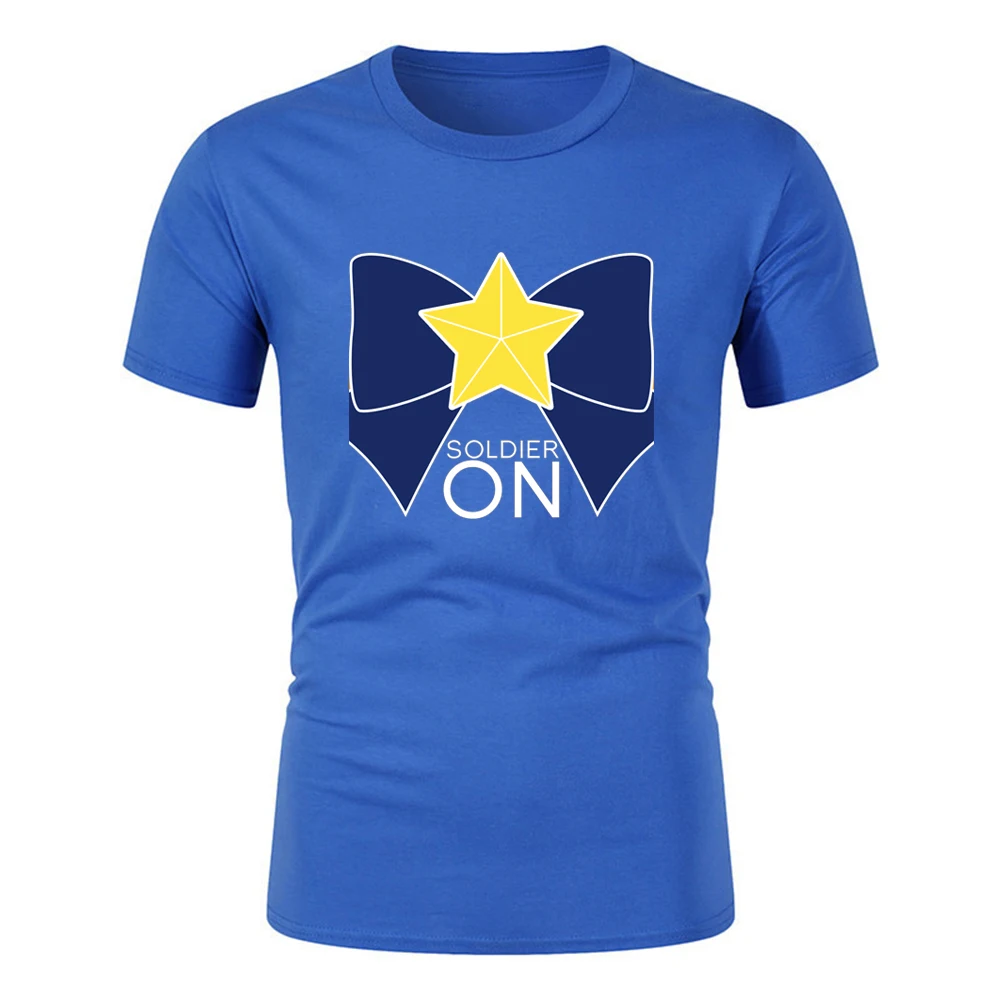 Футболка мужская оверсайз с принтом Сейлор Мун топ коротким рукавом аниме стиль