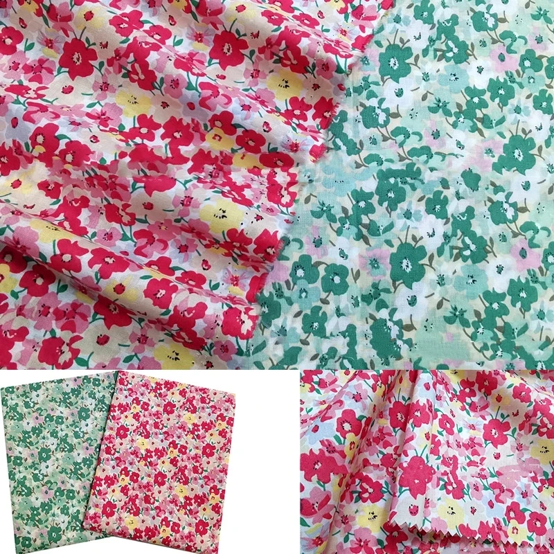 145x100 см весенне-летняя хлопковая сверхплотная Поплиновая Ткань для шитья женская