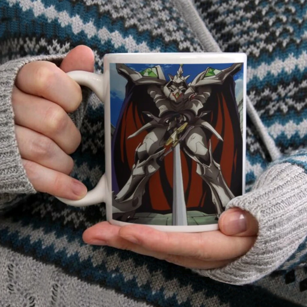 Керамическая чашка E-Escaflowne для кофе овсянки завтрака необычная индивидуальная