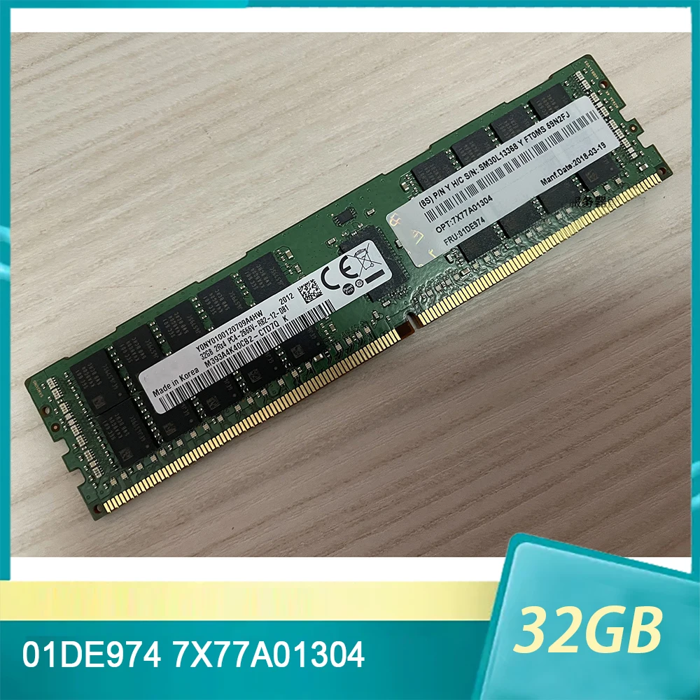 

Для IBM RAM SR850 SR860 SR950 SD330 SR590 SR570 ST550 SR630 SR650 01DE974 7X77A01304 32 Гб 2RX4 DDR4 2666 RDIMM Серверная память