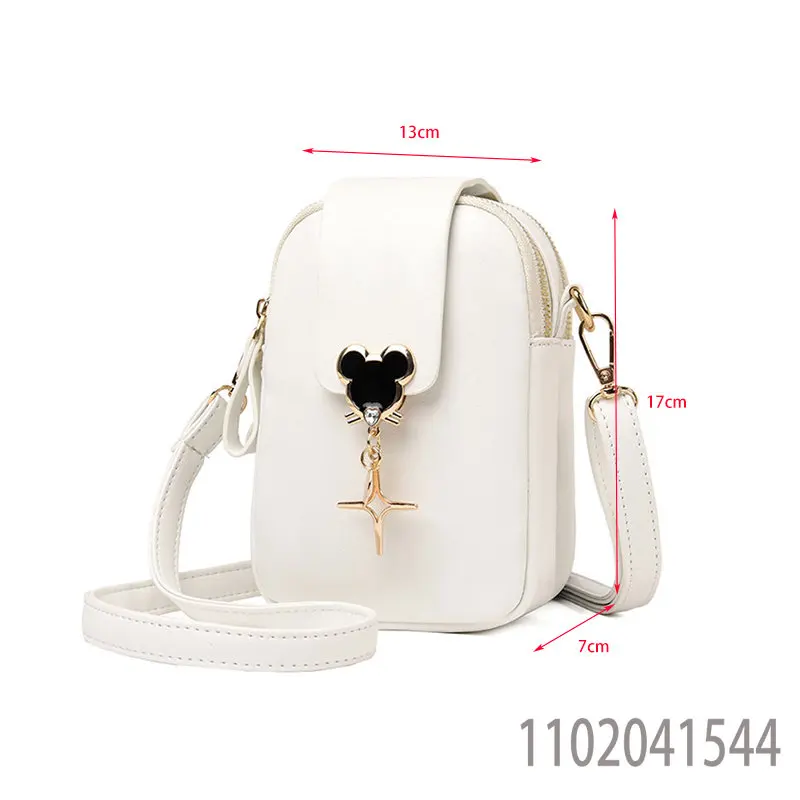 Disney Shoulder Bag for Women Girls Mickey Crossbody Bags Luxury and Designer Mickey Mouse Leisure Shopping Bag Free Shipping