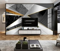 beibehang custom marble simple abstract metal geometric mural wallpaper for living room bedroom background wall paper home decor