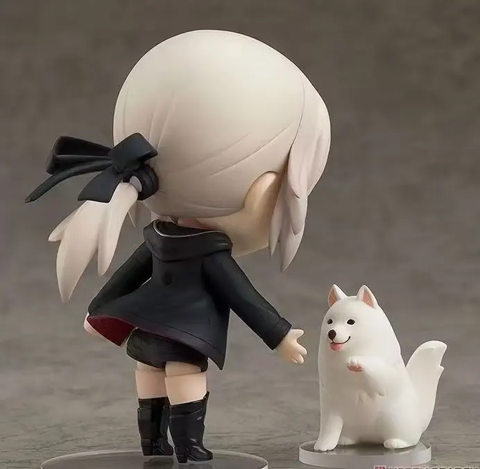 

10cm Fate 1142# DX FGO Saber Joint Movable Anime Action Figure PVC toys Doll Collection figures for friends gifts