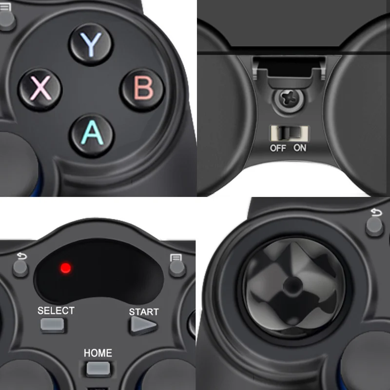 Беспроводной игровой контроллер 2 4G для PS3 ПК ТВ-приставки Android Мобильный геймпад