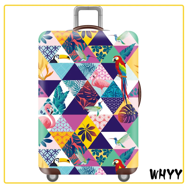 

WHYY Travel Thicken Elastic Color Luggage Suitcase Protective Cover Apply to 18-32inch Cases Travel Accessories