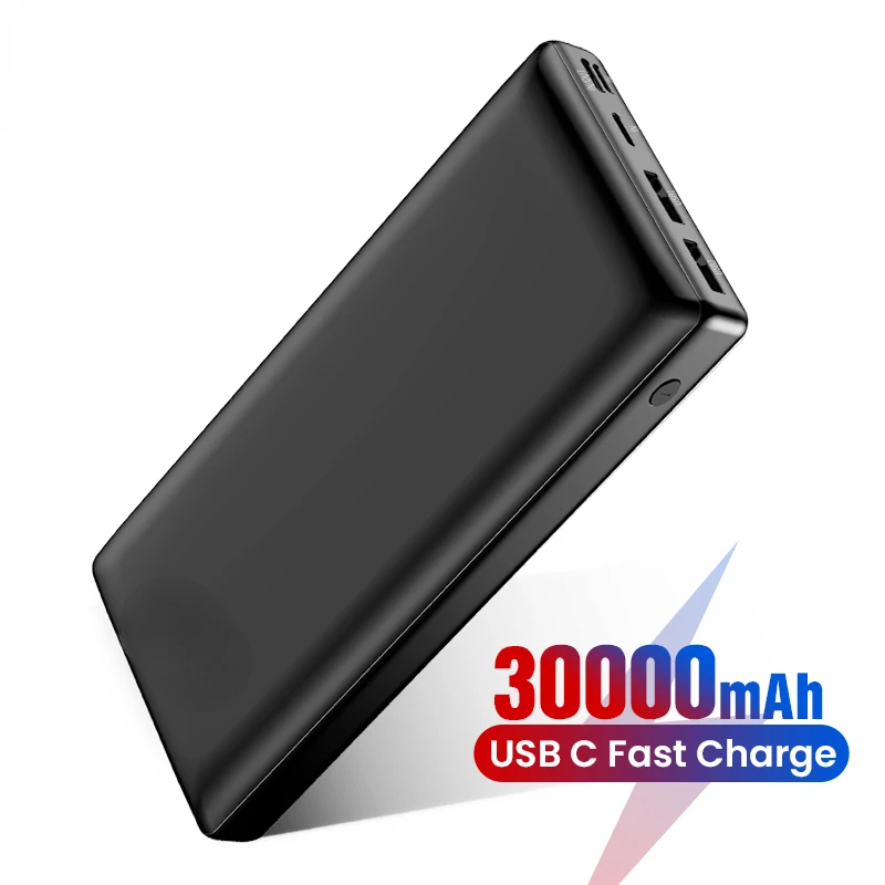

Новинка 30000, внешний аккумулятор на 30000 мА · ч с портом USB C и поддержкой быстрой зарядки