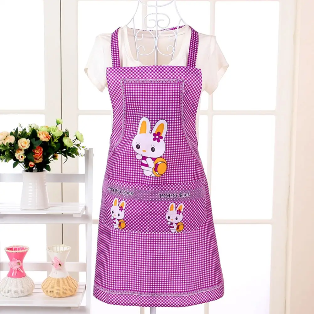 

Kitchen Sleeveless With Double Pocket Hang Neck For Adults Lady Women Kitchen Supplies Cooking Apron Household Cleaning Aprons
