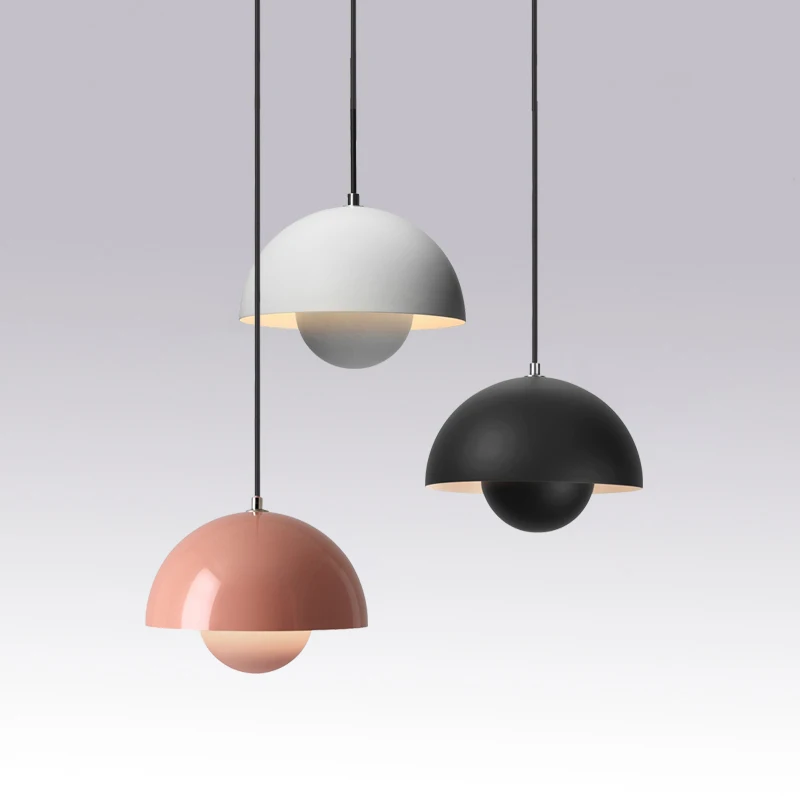 

New Pendant Light Macaron Modern Restaurant Lighting Fixture Nordic Designer Hanging Living Room Aisle Kitchen E27 Decor Lamp