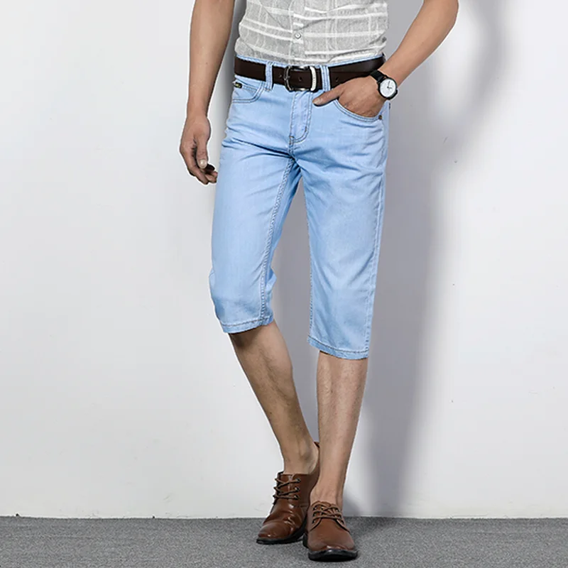 Baggy Jeans 40 Plus Size Denim Jeans Mens Shorts Jeans High Quality Casual Pants Denim Trousers Fashion Male 2022 New Summer