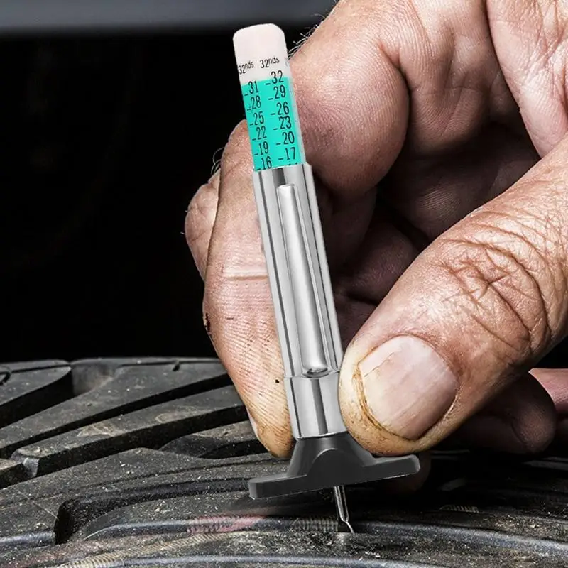 Измеритель глубины протектора шин многоразовый измеритель толщины с цветовым