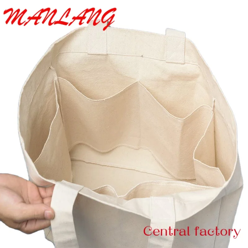 Хлопчатобумажные холщовые сумки-тоут с индивидуальным принтом для покупок