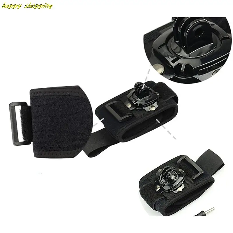 

1PC 360 Degree Rotation Wrist Hand Strap Band Holder Mount For Camera GoPro Hero keep Your Camera With Your Hand Steadily