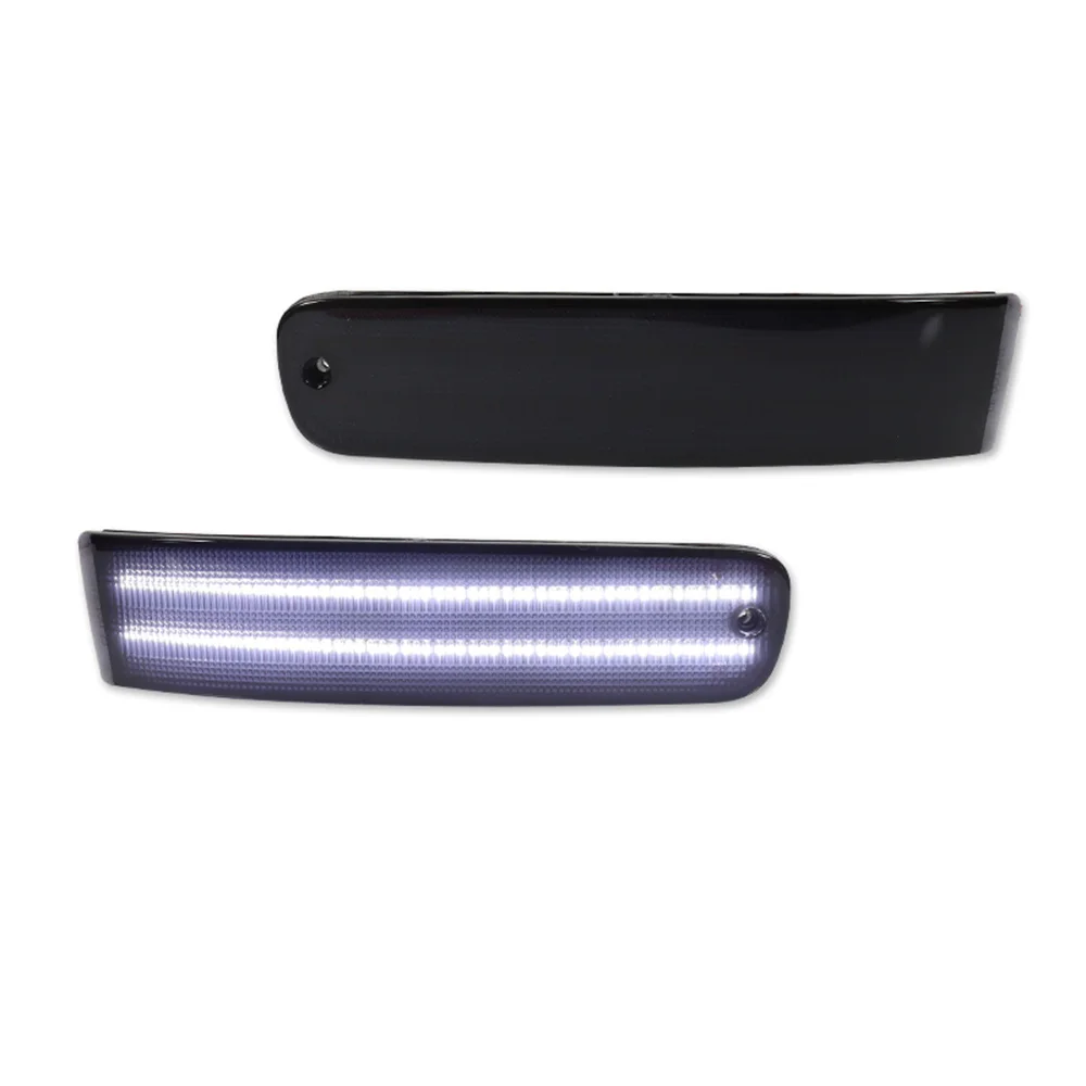 

Автомобильный янтарный/белый светодиодный передний бампер, внешние боковые габаритные огни поворота для Honda Prelude 1992-1996, стояночные/дарочные огни 12 В