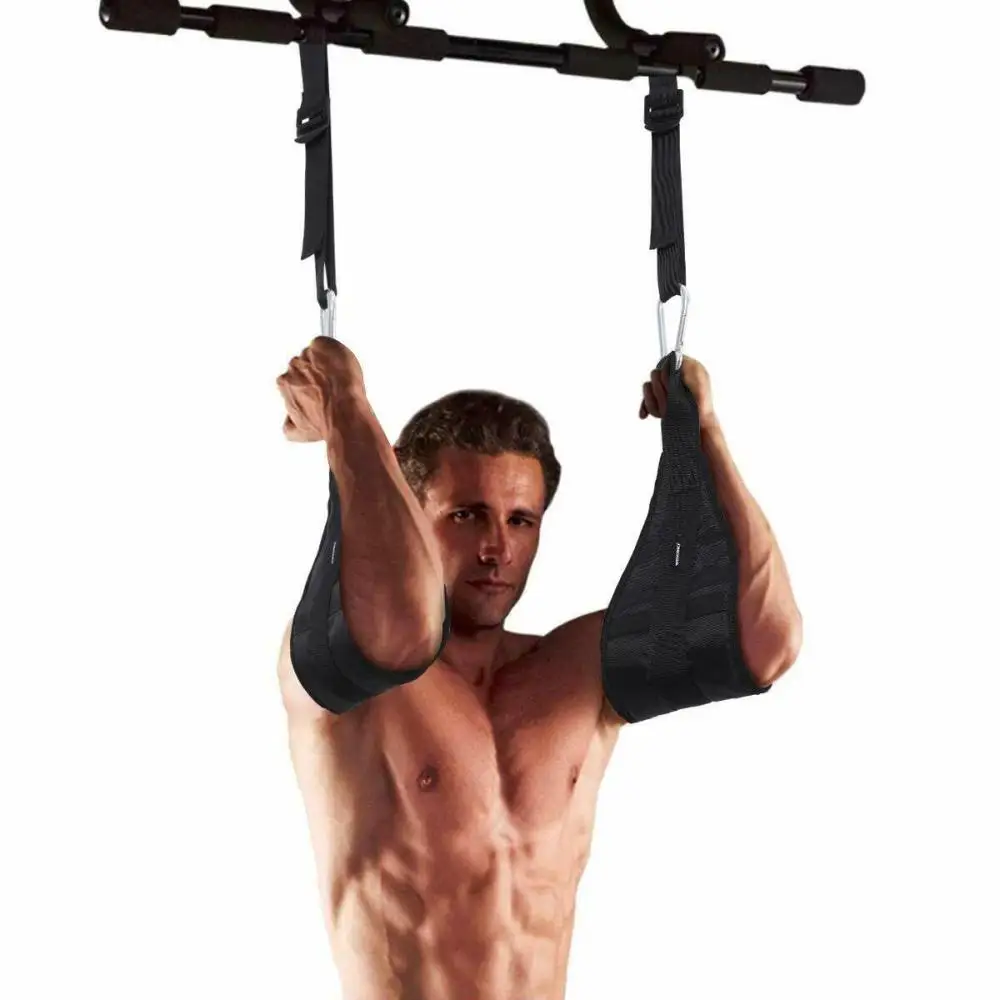 

Fitness AB Sling Straps Suspension Rip-Resistant Heavy Duty Pair for Pull Up Bar Hanging Leg Raiser Home Gym Fitness Equipment
