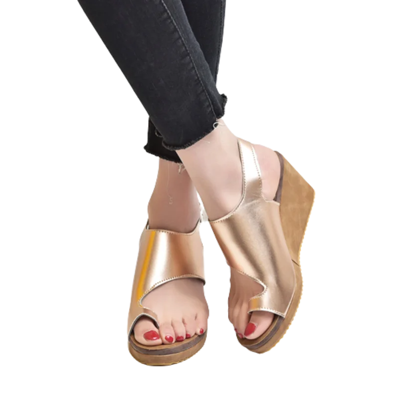 feminino casual flip-flops roman mulher aberto toe cunhas fundo respirável sandálias sapatos de praia