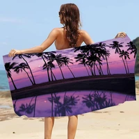 multicolor 3d print beach towel portable multipurpose durable shower towel summer quick drying swimming towel daily use