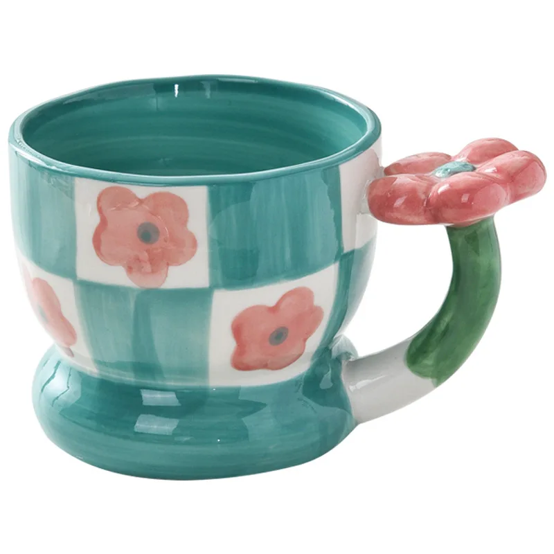 

3D Relief Mug Ceramic Mugs Hand-painted High Beauty Coffee Cup Cups and Mugs Free Shipping Couple Gift Glass Glasses for Drinks