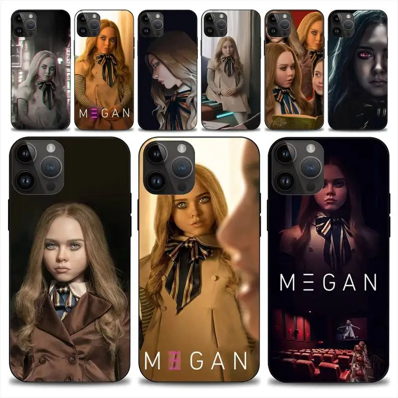 

Мягкий чехол M3GAN для iphone 14 13 12 11 Pro Max Mini X 7 8
