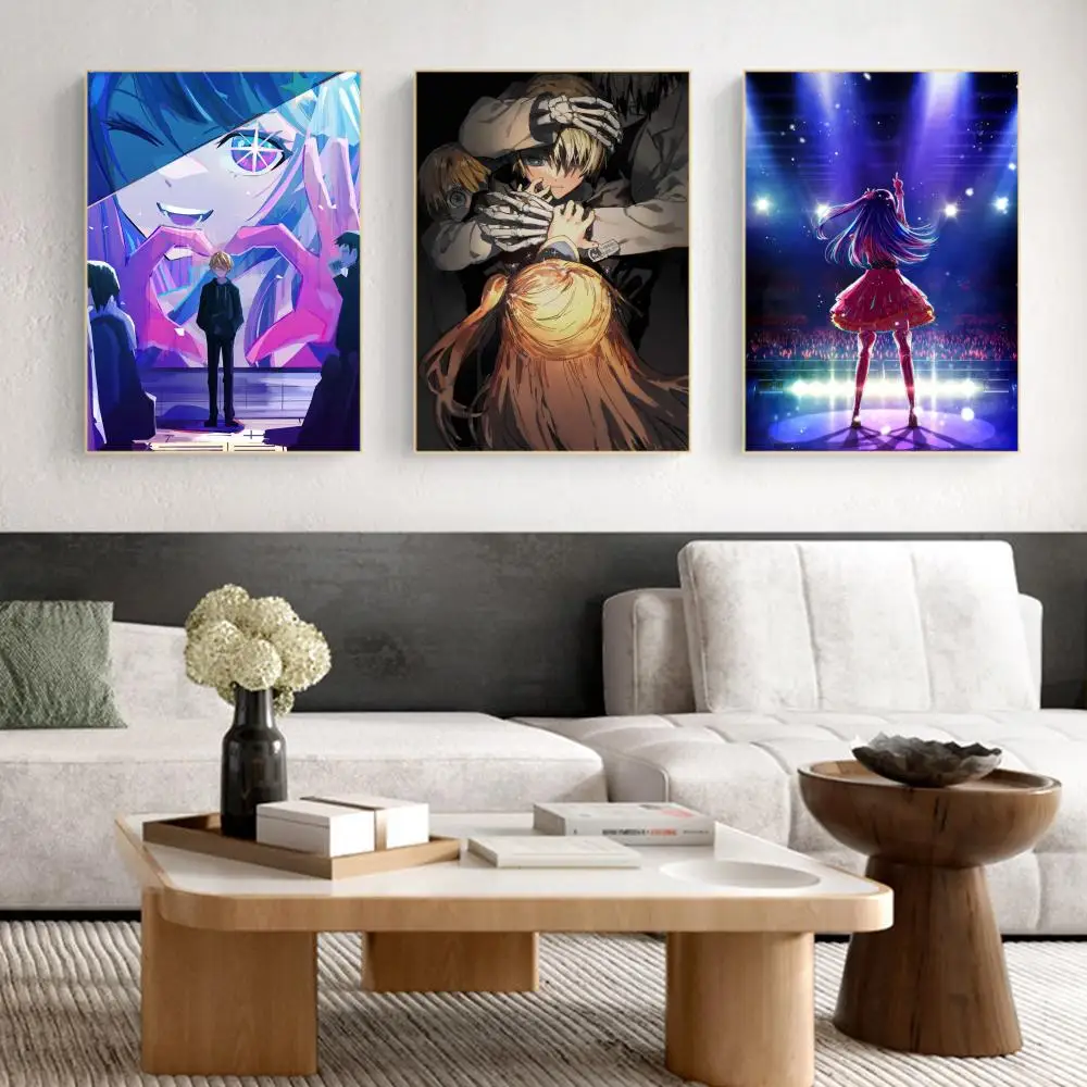 

Hoshino Poster Self-adhesive Art Poster Whitepaper Prints Posters Artwork Aesthetic Art Wall Painting