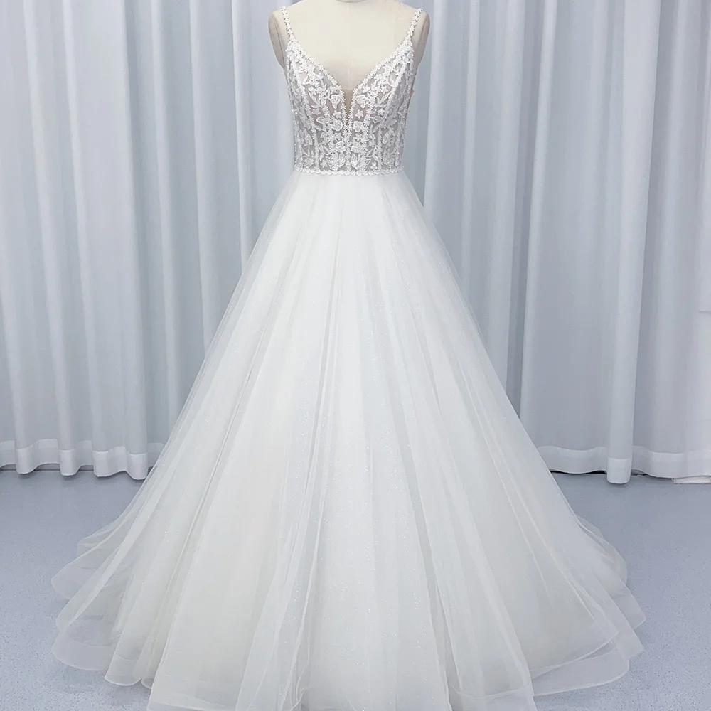 Классические свадебные платья для женщин винтажные кружевные халаты на тонких