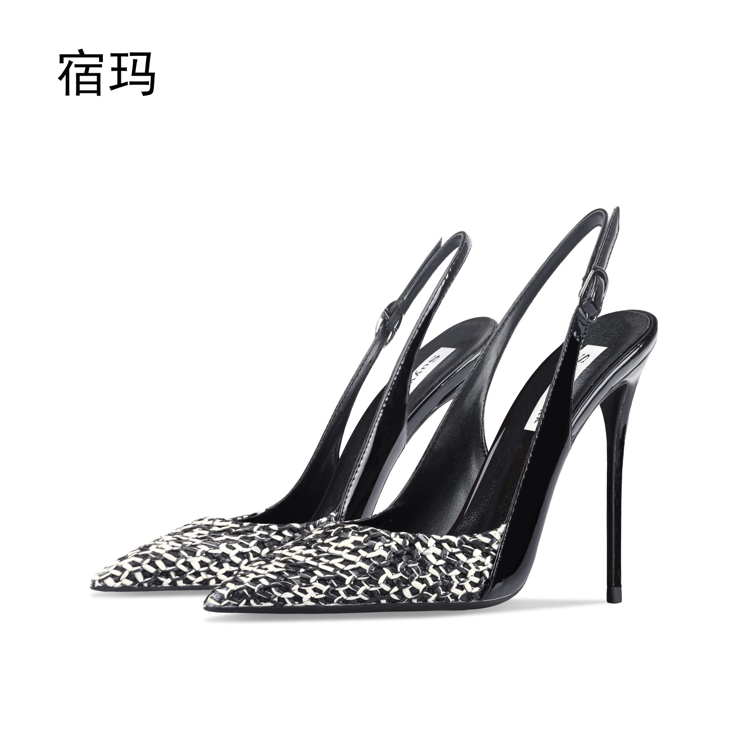 2023 Women Ankle Strap Stiletto Heel Dress Sandals Fashion Elegant Party Shoes Pointed Toe High Heels Summer Classic Sexy Pumps