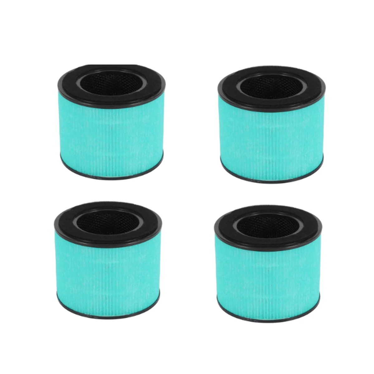 

4 шт., сменные HEPA-фильтры для фотографий, система фильтров 3-в-1 включает предварительный фильтр, реальный HEPA-фильтр