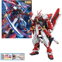 bandai genuine gunpla anime figure mg 1100 astray red frame gundam model kit collectable anime figuras toys gift for kids audlt