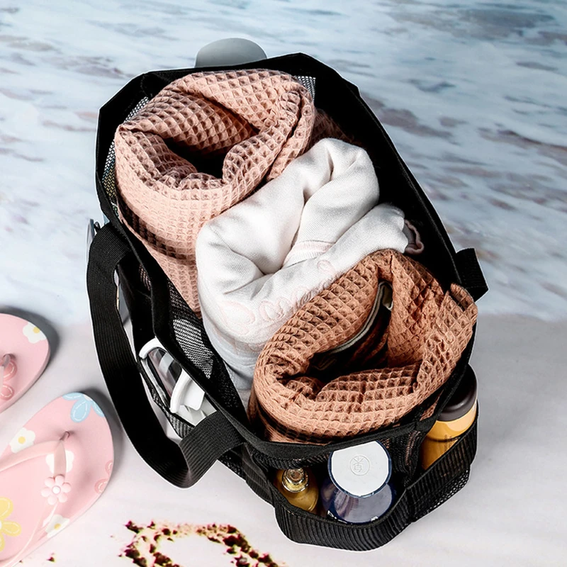 Baby Bath Toys Mesh Net Toy Storage Bag Water Toys for Waterproof Cloth Kids Beach Sand Toys Organizer Basket Net Dropshipping