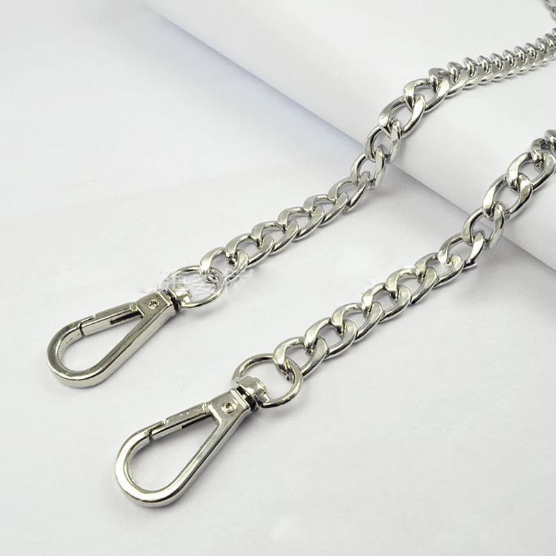 10pcs 120cm Wide 10cm Replacement Metal Handbag Chain Shoulder Strap for Made Bag Handle Buckle Clasp Bag Hardware Accessories