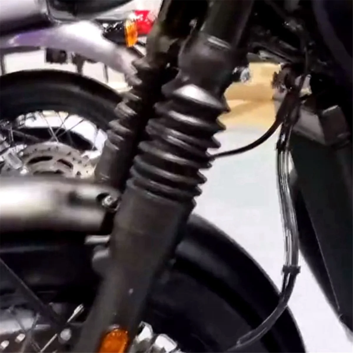 Чехлы на переднюю вилку мотоцикла амортизирующий резиновый пылезащитный чехол