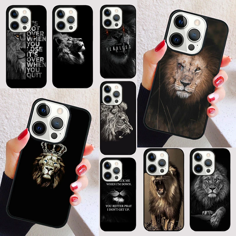 Чехол Lion Alpha Male для iPhone 15 16 13 12 11 14 Pro Max Mini SE 2020 7 8 6S Plus чехол телефона