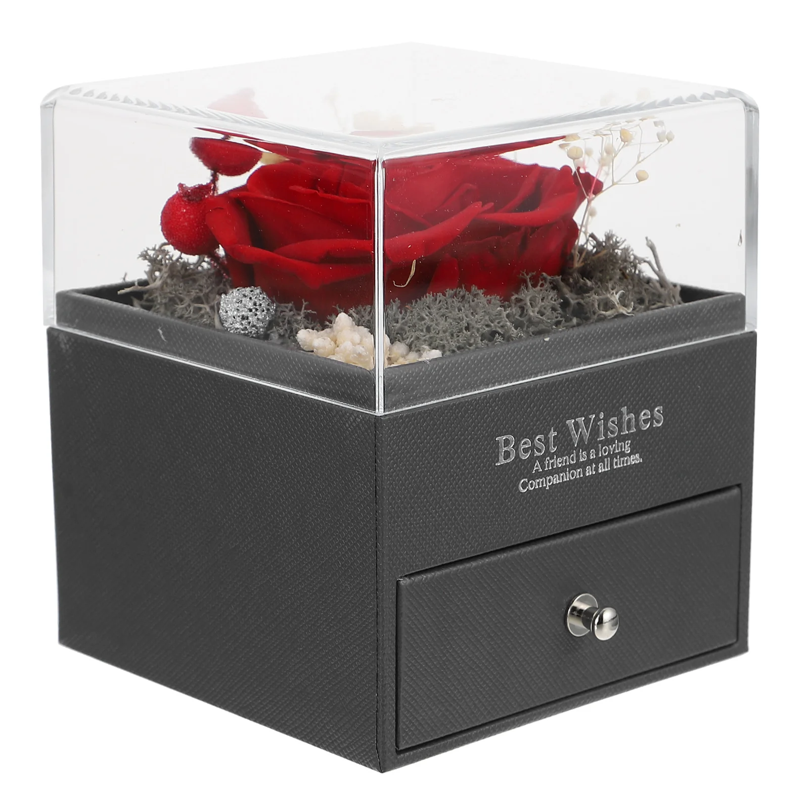

Unique Preserved Flower Romantic Valentine's Day Gift Box for Wedding Valentine's Day Decoration