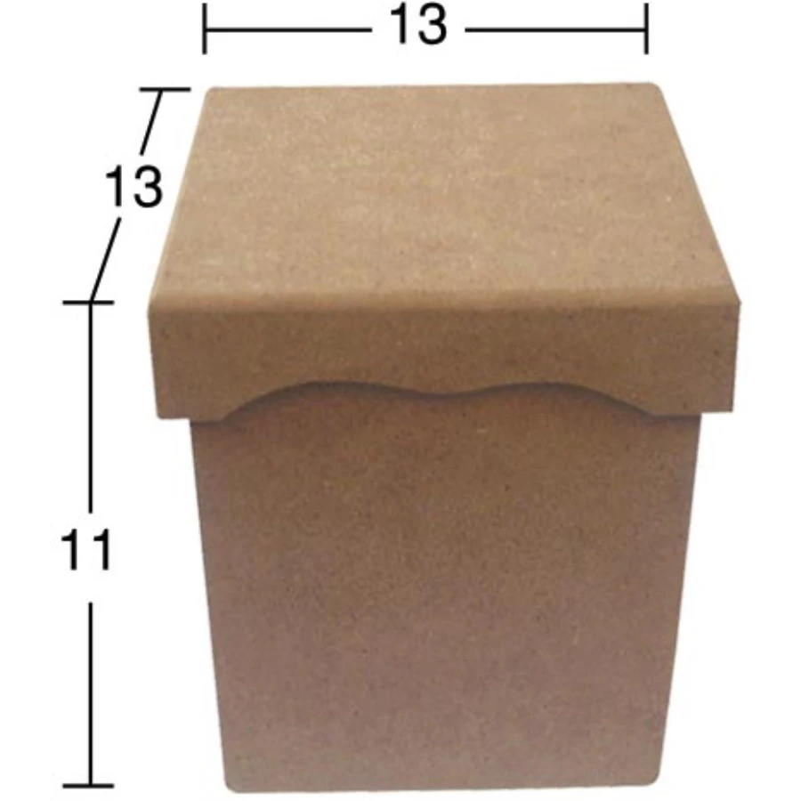 KU265 Small Storage Container Hobby Wood Painting Mdf Box | Garden Greenhouses
