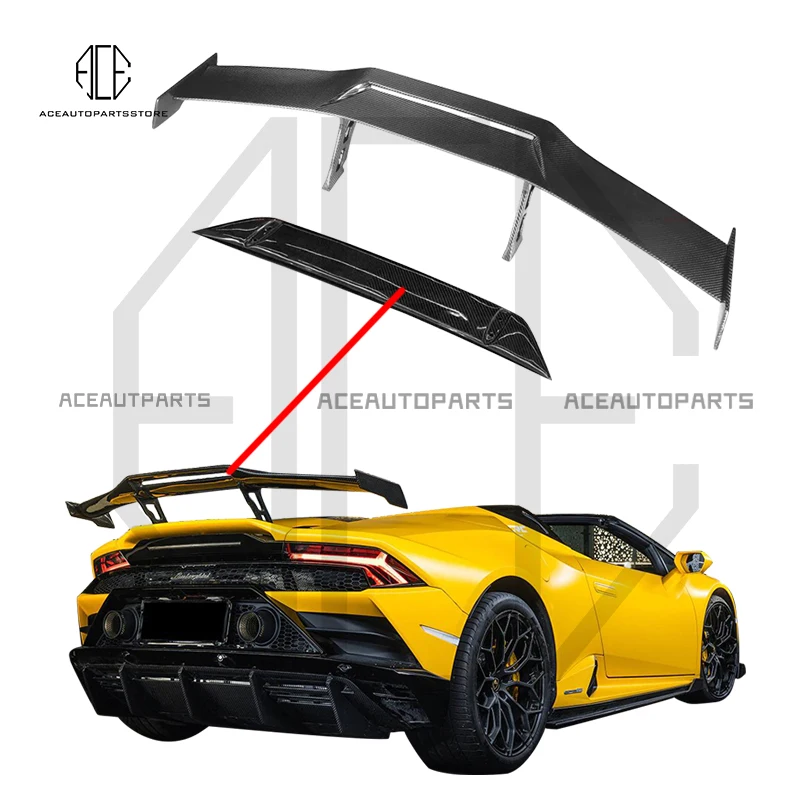 Сухой задний спойлер из углеродного волокна для Lamborghini Huracan EVO крыло багажника