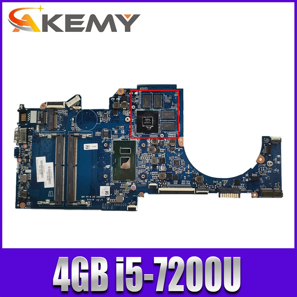 

for HP PAVILION 15-CC motherboard 940MX 4GB i5-7200U 927271-001 927271-501 927271-601 DAG71AMB8D0 mainboard