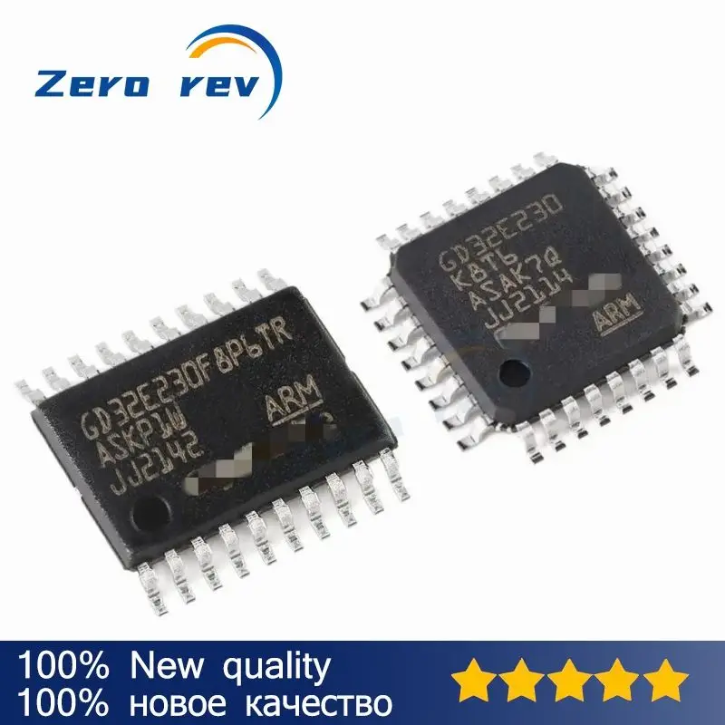 

2Pcs 100% New GD32E230F8P6TR GD32E230F6P6TR TSSOP20 SSOP20 GD32E230K8T6 LQFP32 GD32E230C8T6 LQFP48