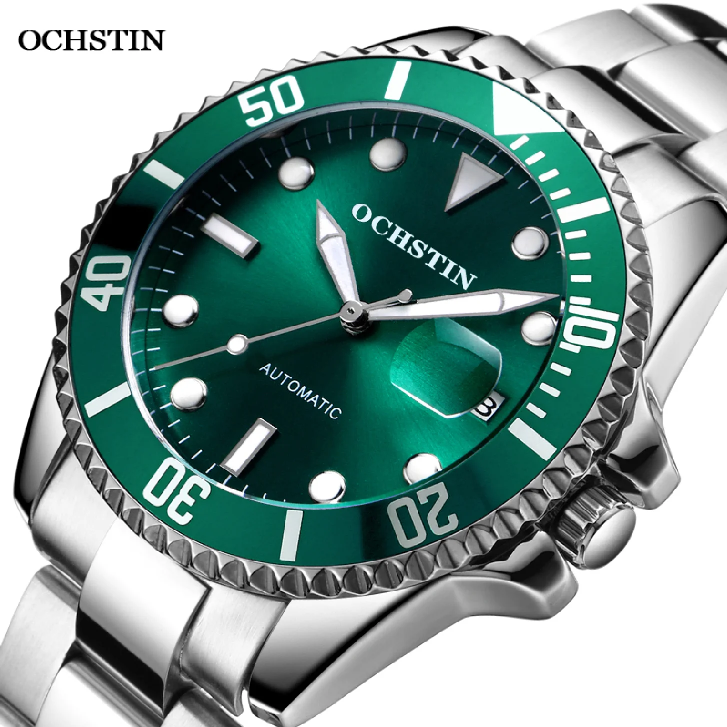 

Watches Mens 2020 New Classic Fashion OCHSTIN Luxury Automatic Watch 30m Waterproof Stainless Steel Mechanical WristWatch