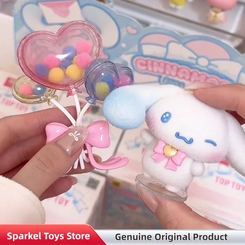Оригинальная фигурка Sanrio Cinnamoroll из серии Поленеся любви в закрытой упаковке, милое украшение для рабочего стола, коллекционная модная игрушка-кукла, подарок на день рождения (art.: 3920da4aa0376) - 3920da4aa0376
