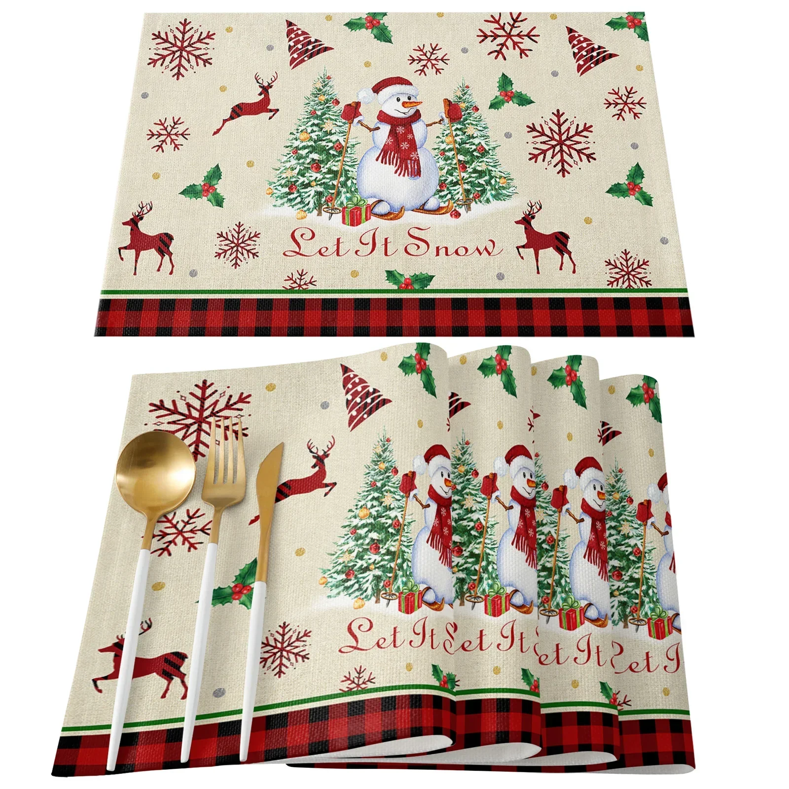 

Льняные термостойкие подставки под посуду