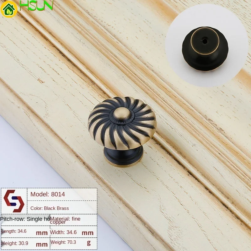 Классический китайский шкаф для обуви ручка из чистой меди шкафчик с выдвижными