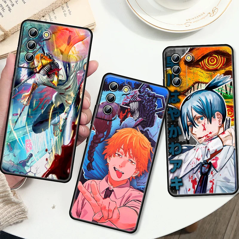 

Chainsaw Man Denji Hayakawa Aki For Samsung S22 S21 S20 S10 S8 Note 20 A8 A9 A73 A71 A53 M52 A33 A32 Ultra Plus FE Phone Case