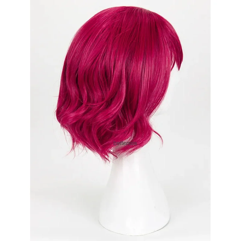 Парик для косплея Акацуки no Yona термостойкий синтетический с короткими вьющимися