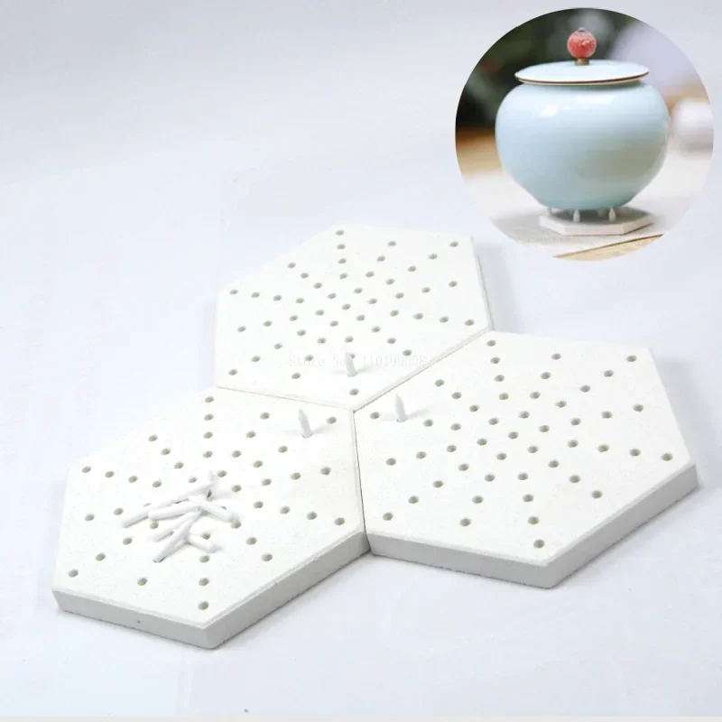 

Инструменты Для Обжига Керамической печи, пористая огнеупорная Алюминиевая Подставка для ногтей, рукоделие, обжиг, антипригарные глазурные инструменты